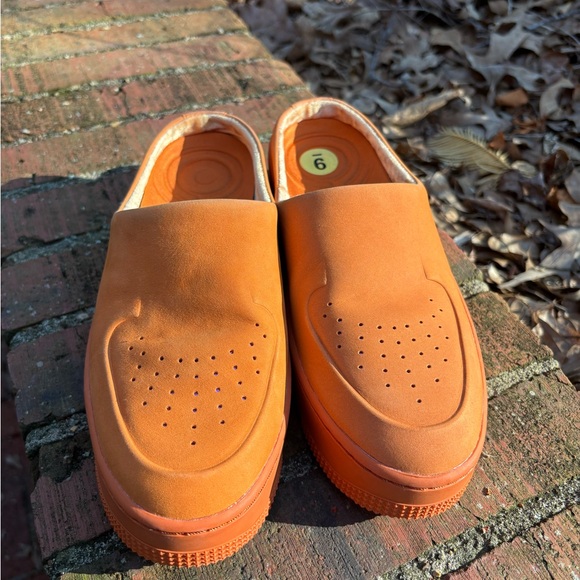 Nike Shoes - Nike Orange Women’s Slip-On Loafers